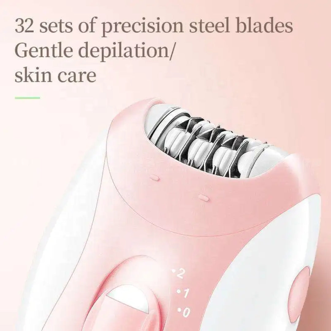 Kemei KM- 188 Épilateur électrique rechargeable Kemei pour femmes : visage, maillot, corps, jambes, pubis, aisselles et bras.