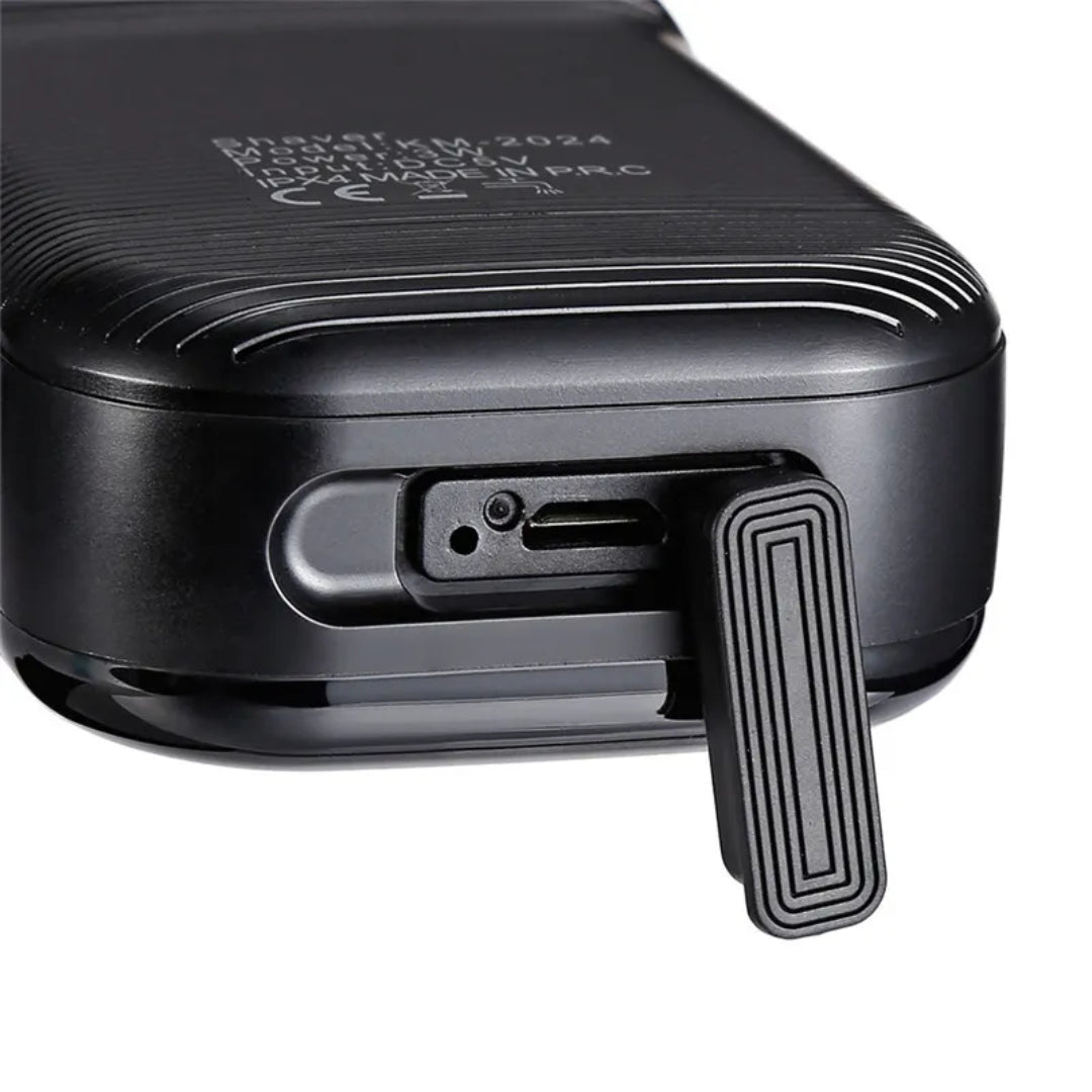 Kemei KM-2024 Rasoir électrique professionnel USB Rechargeable hommes rasoir électrique étanche