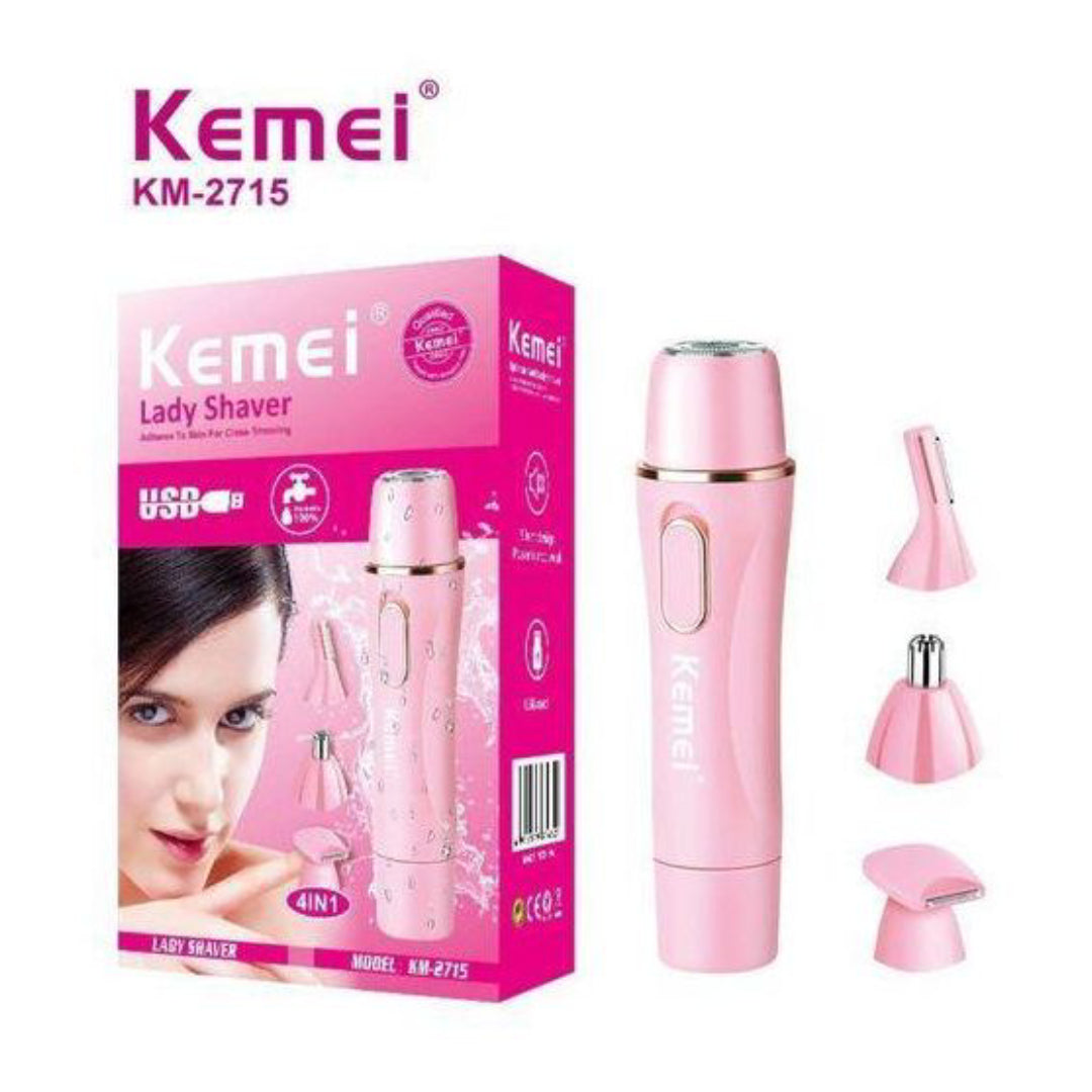 Kemei KM-2715 rasoir électrique Multifonction 4 en 1 tondeuse rechargeable