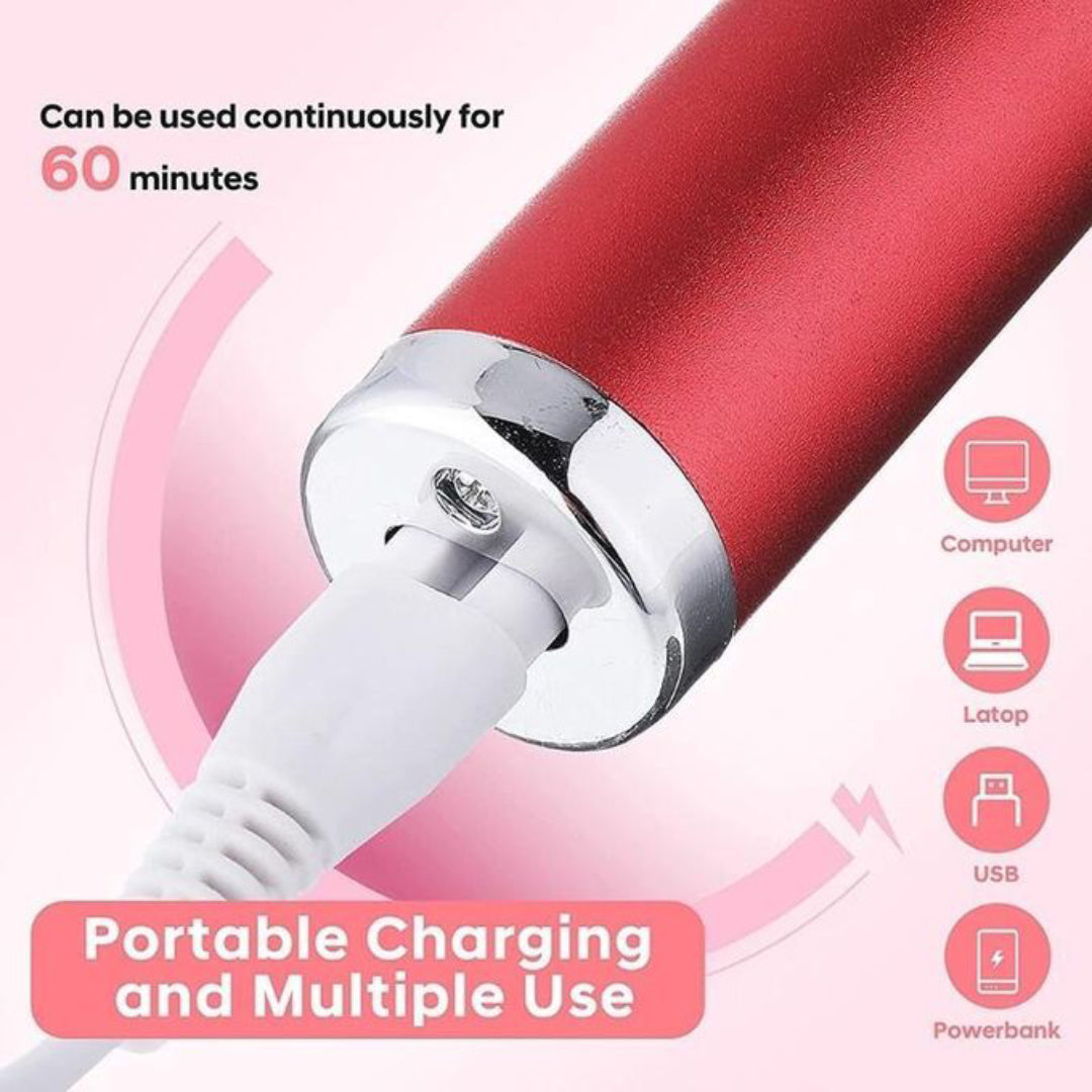 Kemei KM-3628 Rasoir Électrique Multifonction Indolore Rechargeable USB, Têtes Interchangeables
