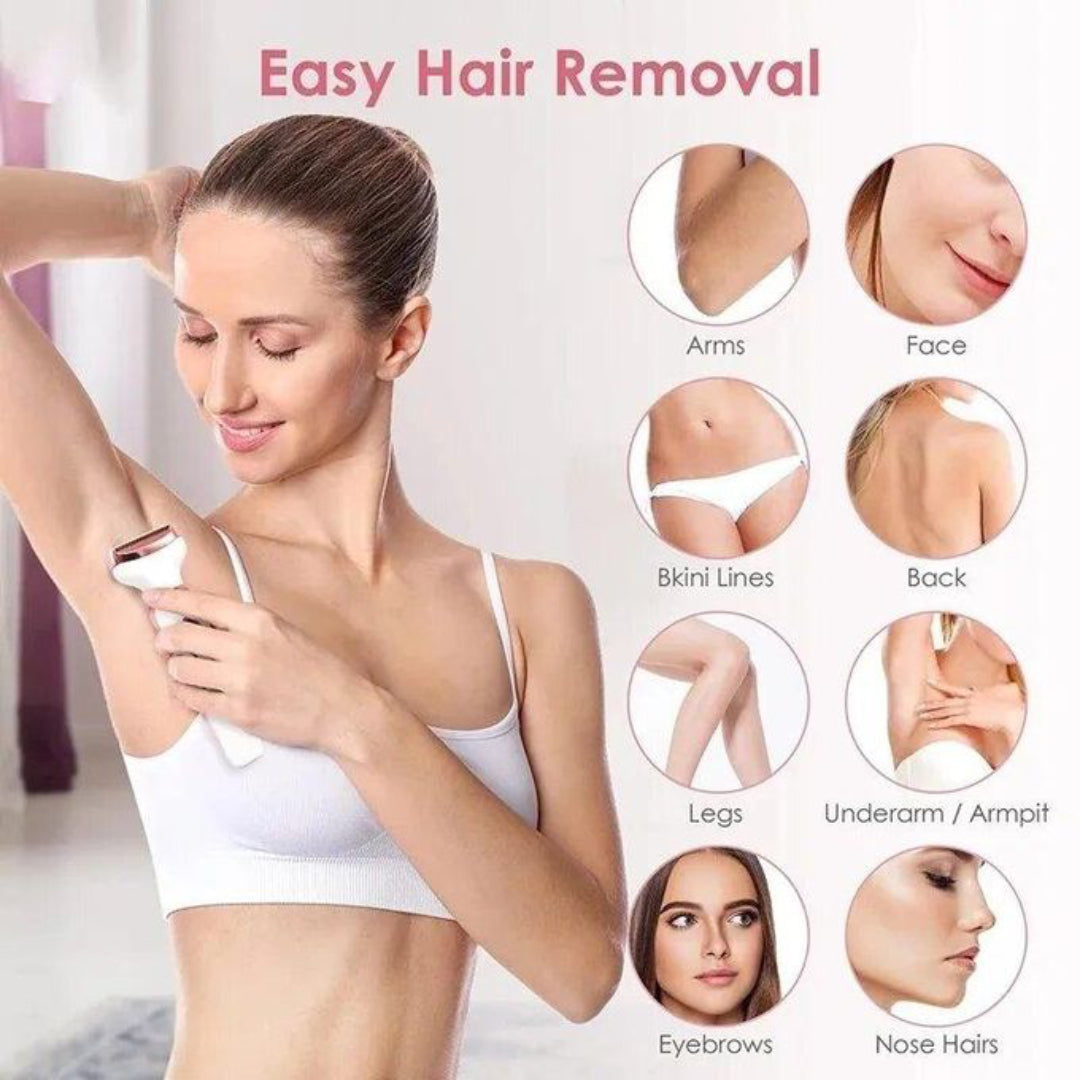 Kemei KM-6713 Rasoir électrique pour femme, rasoir sans fil indolore