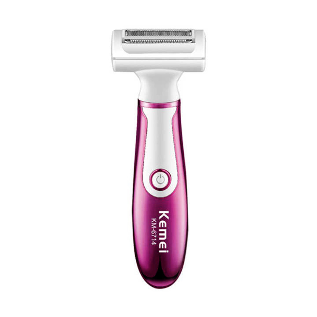 Kemei KM-6714 Épilateur Rasoir Électrique – Épilation Corporelle USB