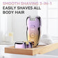 Kemei KM-7103 Épilateur 3 en 1 – Épilation douce du visage, des jambes et du maillot