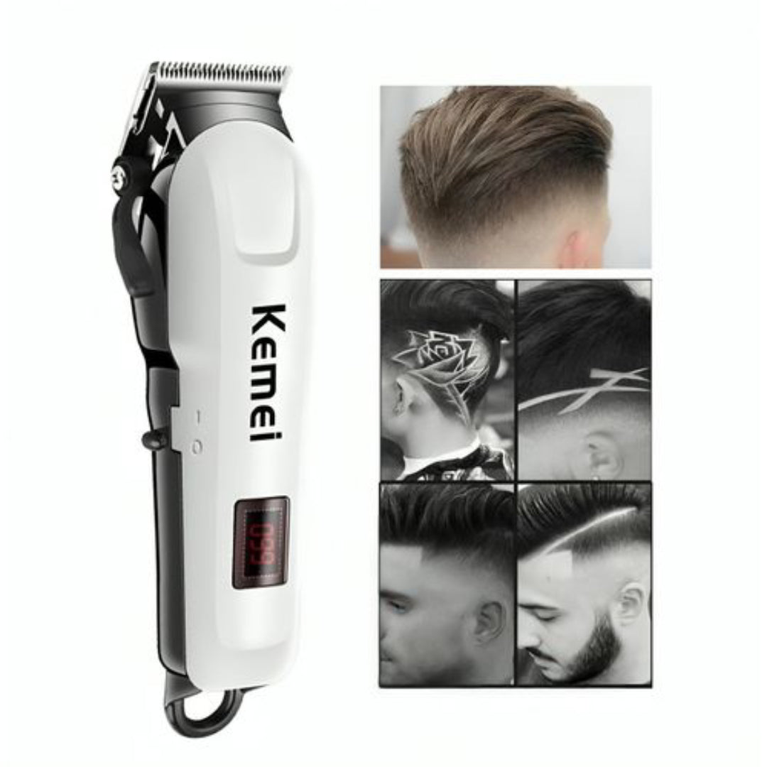 Kemei KM-809A Tondeuse à Cheveux Professionnelle avec Écran LCD