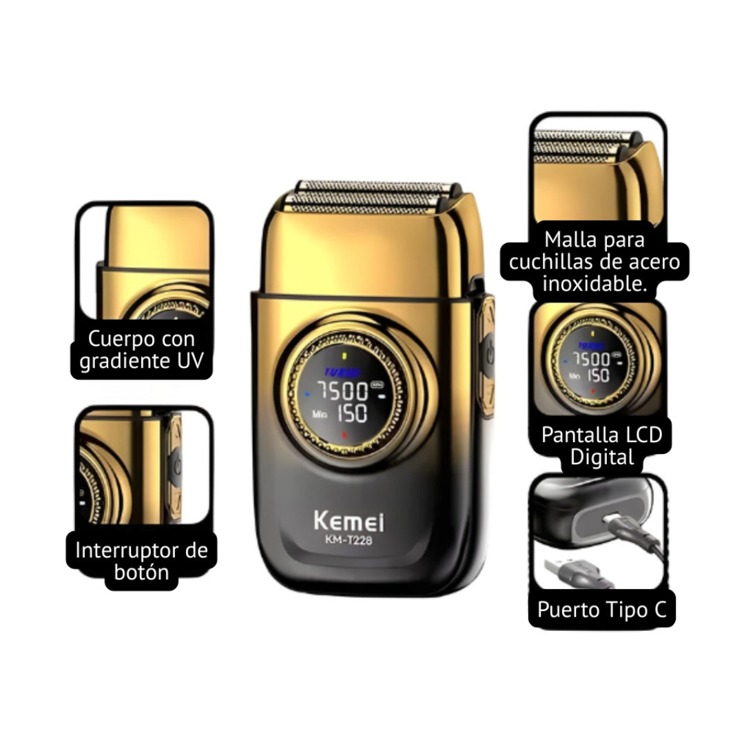 Kemei KM-8557 Kit professionnel Machine de découpe, Finition et Rasoir