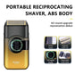 Kemei KM-T389 Rasoir electrique a grille pour homme double lame flottante pour estomper peau et barbe rechargeable