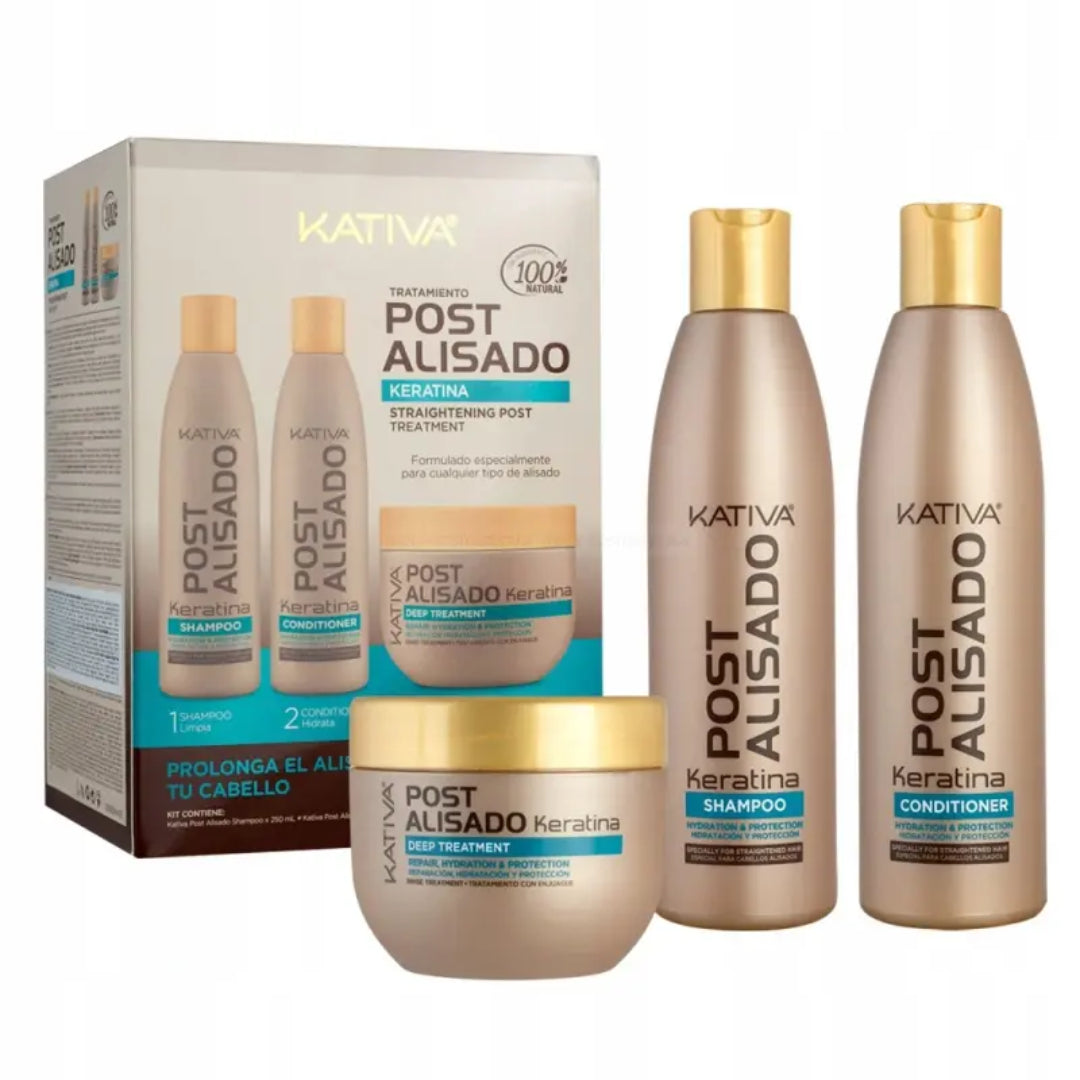 Kit Sans Silfate Tratamiento Kativa Post Alisado
