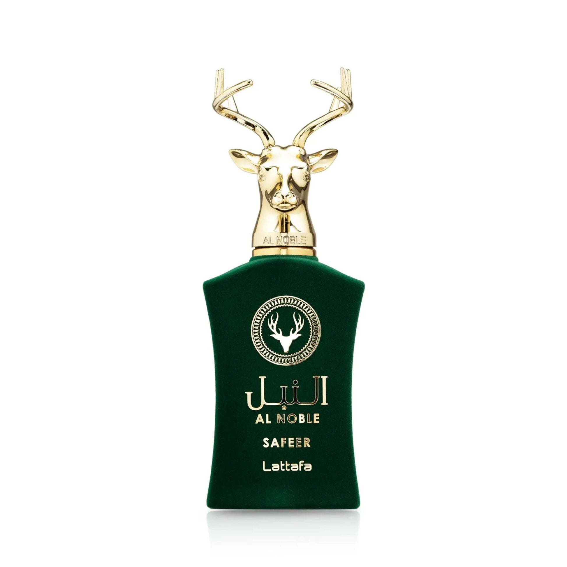 al noble safeer lattafa, lattafa al noble safeer unisexe, parfum oriental boisée aromatique maroc, parfum bergamote artemisia boisée, eau de parfum lattafa 100ml unisexe, parfum herbacé vert épicé, parfum ambre bois de gaiac juniper musc, parfum polyvalent quotidien maroc, acheter al noble safeer maroc, beautyfamily lattafa — Al Noble Safeer Eau de Parfum Lattafa 100 ml unisexe, parfum oriental boisée aromatique aux notes de bergamote, disponible au Maroc sur beautyfamily.ma