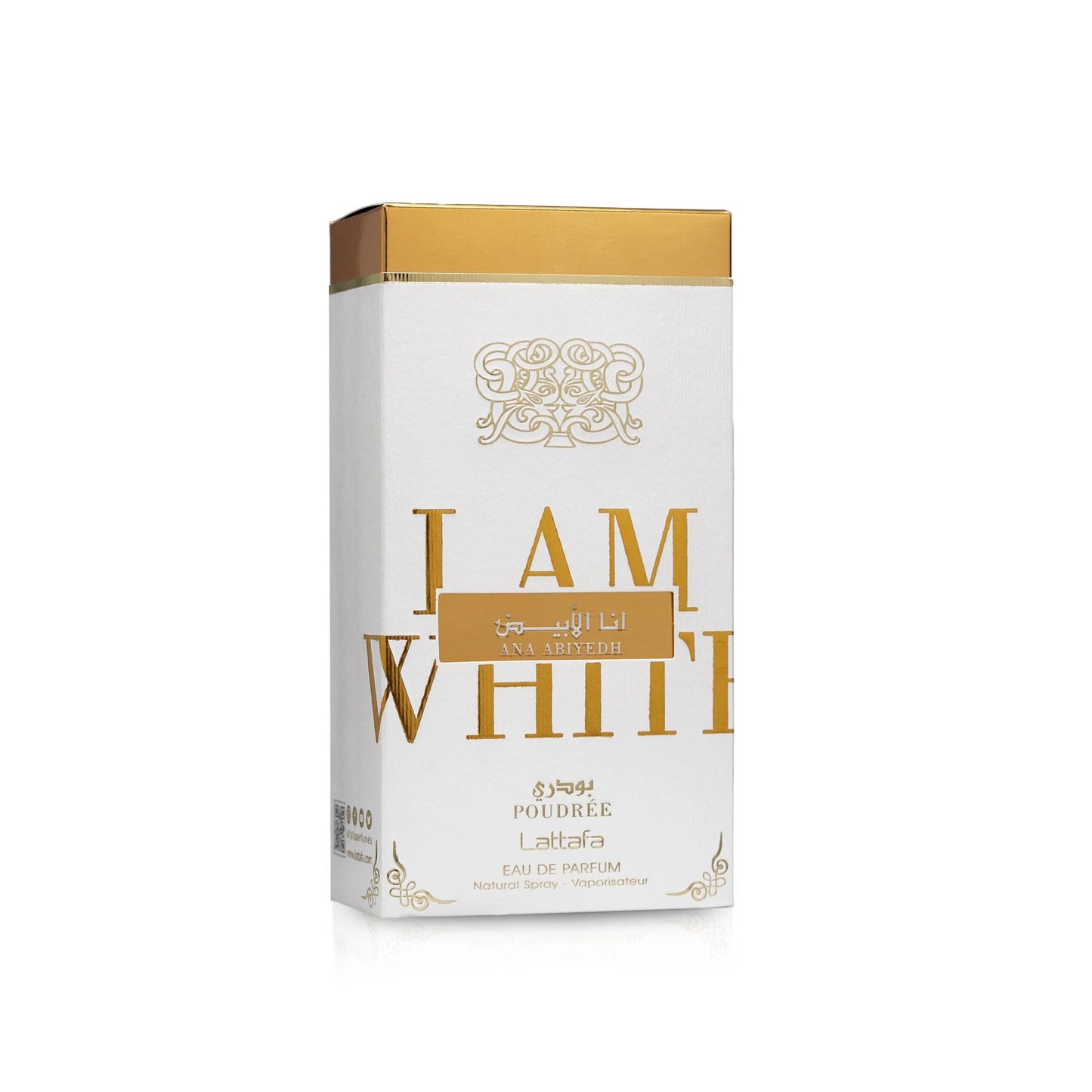 Lattafa Ana Abiyedh Poudrée, Ana Abiyedh Poudrée Eau de Parfum Femme, parfum Lattafa femme 60 ml, parfum floral poudré femme, parfum longue tenue, parfum élégant Lattafa Maroc, acheter parfum Lattafa Maroc, beautyfamily.ma, أنا أبيض بودري