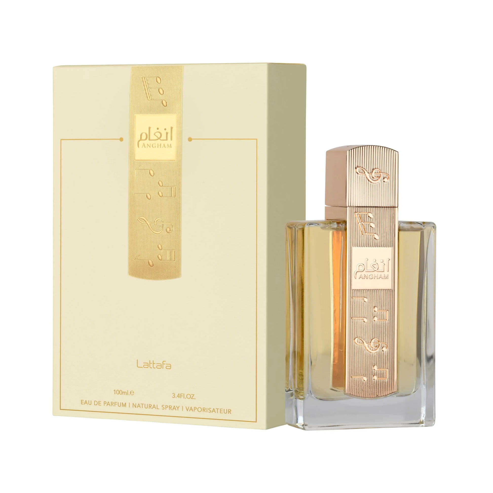 angham lattafa, lattafa angham femme, parfum lattafa maroc, parfum oriental gourmand femme, eau de parfum lattafa 100ml, parfum vanille cacao femme, parfum longue tenue femme maroc, acheter parfum lattafa maroc, beautyfamily lattafa — ANGHAM Eau de Parfum Lattafa 100 ml pour femme, parfum oriental gourmand aux notes de mandarine, praliné et vanille, disponible au Maroc sur beautyfamily.ma