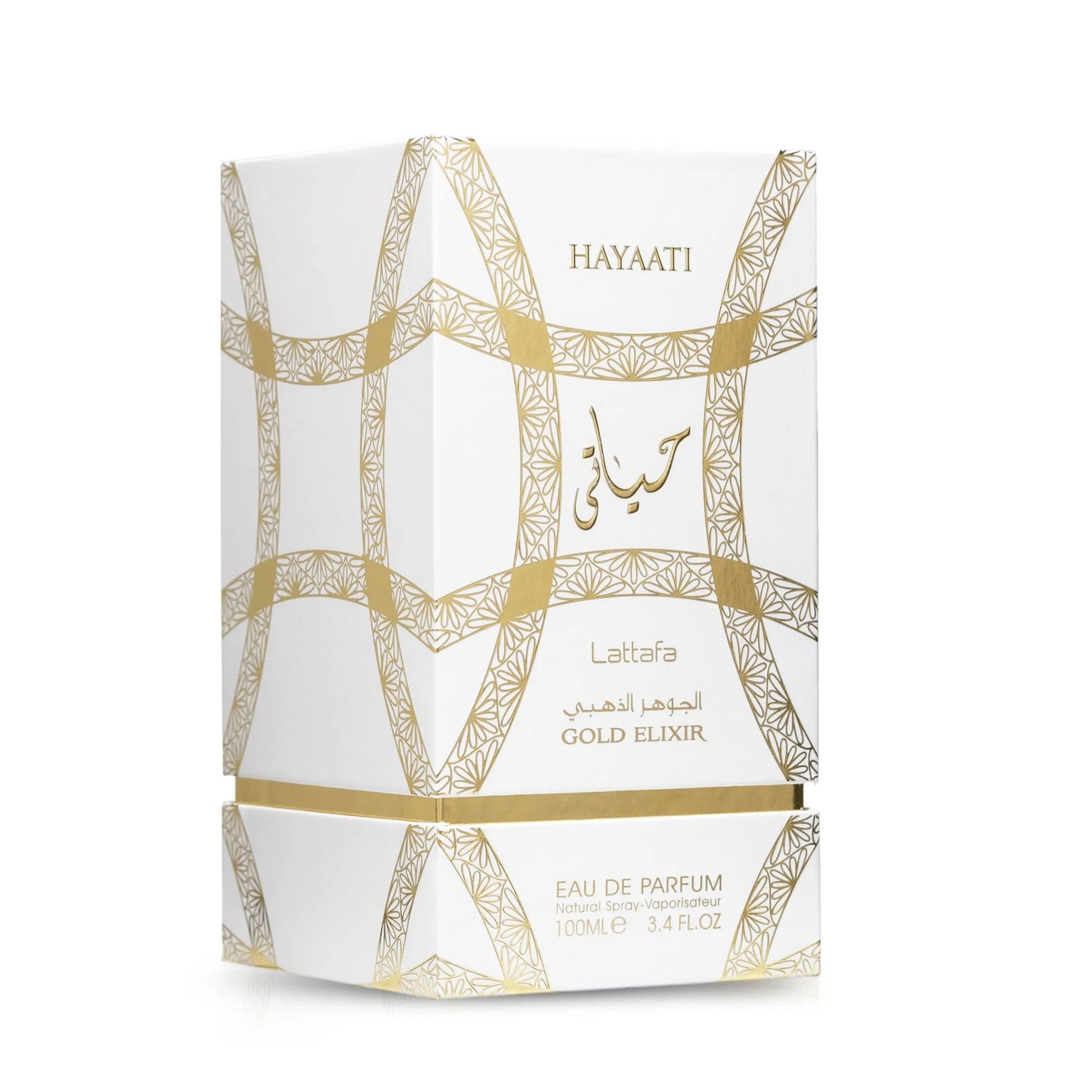 hayaati gold elixir lattafa, lattafa hayaati gold elixir femme, parfum lattafa maroc, parfum oriental ambré fruité, eau de parfum lattafa 100ml femme, parfum pamplemousse bergamote cassis, parfum pêche safran cuir, parfum vétiver vanille musc ambre maroc, acheter hayaati gold elixir maroc, beautyfamily lattafa — HAYAATI GOLD ELIXIR Eau de Parfum Lattafa 100 ml pour femme, parfum oriental ambré fruité cuiré aux notes de pamplemousse, bergamote, cassis, disponible au Maroc sur beautyfamily.ma