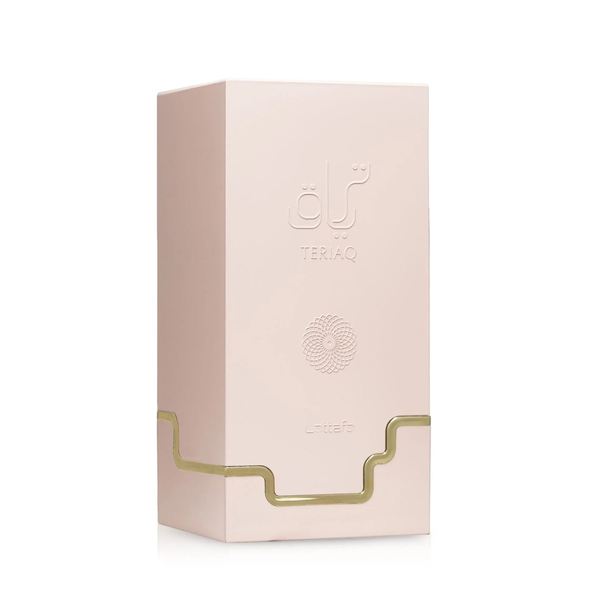 teriaq lattafa, lattafa teriaq femme, parfum lattafa maroc, parfum oriental gourmand femme, eau de parfum lattafa 100ml, parfum caramel amande abricot, parfum miel fleurs blanches rose, parfum vanille cuir vétiver maroc, acheter teriaq maroc, beautyfamily lattafa — TERIAQ Eau de Parfum Lattafa 100 ml pour femme, parfum oriental gourmand floral aux notes de poivre rose, caramel, amande amère, abricot, miel, fleurs blanches, rhubarbe, rose, vanille, cuir, labdanum, disponible au Maroc sur beautyfamily.ma