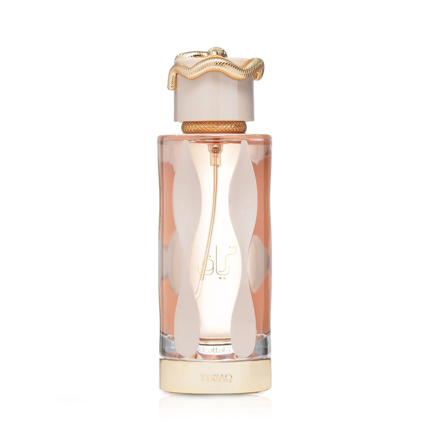 teriaq lattafa, lattafa teriaq femme, parfum lattafa maroc, parfum oriental gourmand femme, eau de parfum lattafa 100ml, parfum caramel amande abricot, parfum miel fleurs blanches rose, parfum vanille cuir vétiver maroc, acheter teriaq maroc, beautyfamily lattafa — TERIAQ Eau de Parfum Lattafa 100 ml pour femme, parfum oriental gourmand floral aux notes de poivre rose, caramel, amande amère, abricot, miel, fleurs blanches, rhubarbe, rose, vanille, cuir, labdanum, disponible au Maroc sur beautyfamily.ma