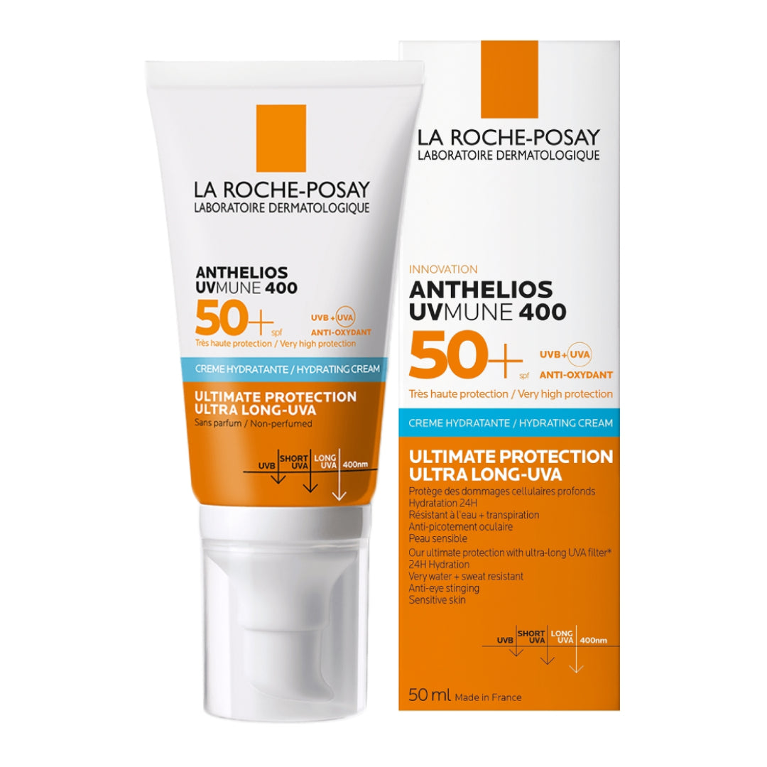 La Roche-Posay ANTHELIOS UVMune 400 Crème Solaire Teintée peaux sensibles normales à sèches | 50ml