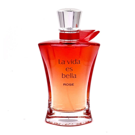 La Vida Es Bella Rose Eau De Parfum Fragrance World Pour Femme – 100ml-Eau de parfum