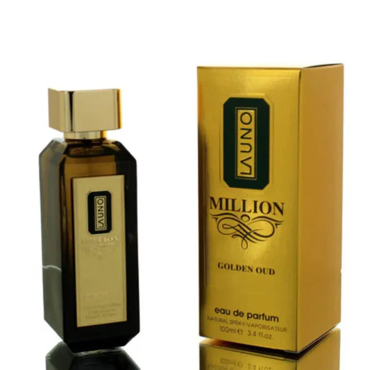 La Uno Million Golden Oud de Fragrance World Pour Homme – 100ml