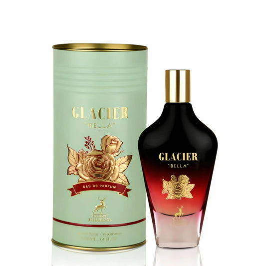 glacier bella maison alhambra, maison alhambra glacier bella femme, parfum maison alhambra maroc, parfum floral oriental fruité femme, eau de parfum maison alhambra 100ml, parfum poire bergamote, parfum notes florales cuir, parfum vanille ambre musc vétiver, acheter glacier bella maroc, beautyfamily maison alhambra — GLACIER BELLA Eau de Parfum Maison Alhambra 100 ml pour femme, parfum floral oriental fruité, disponible au Maroc sur beautyfamily.ma