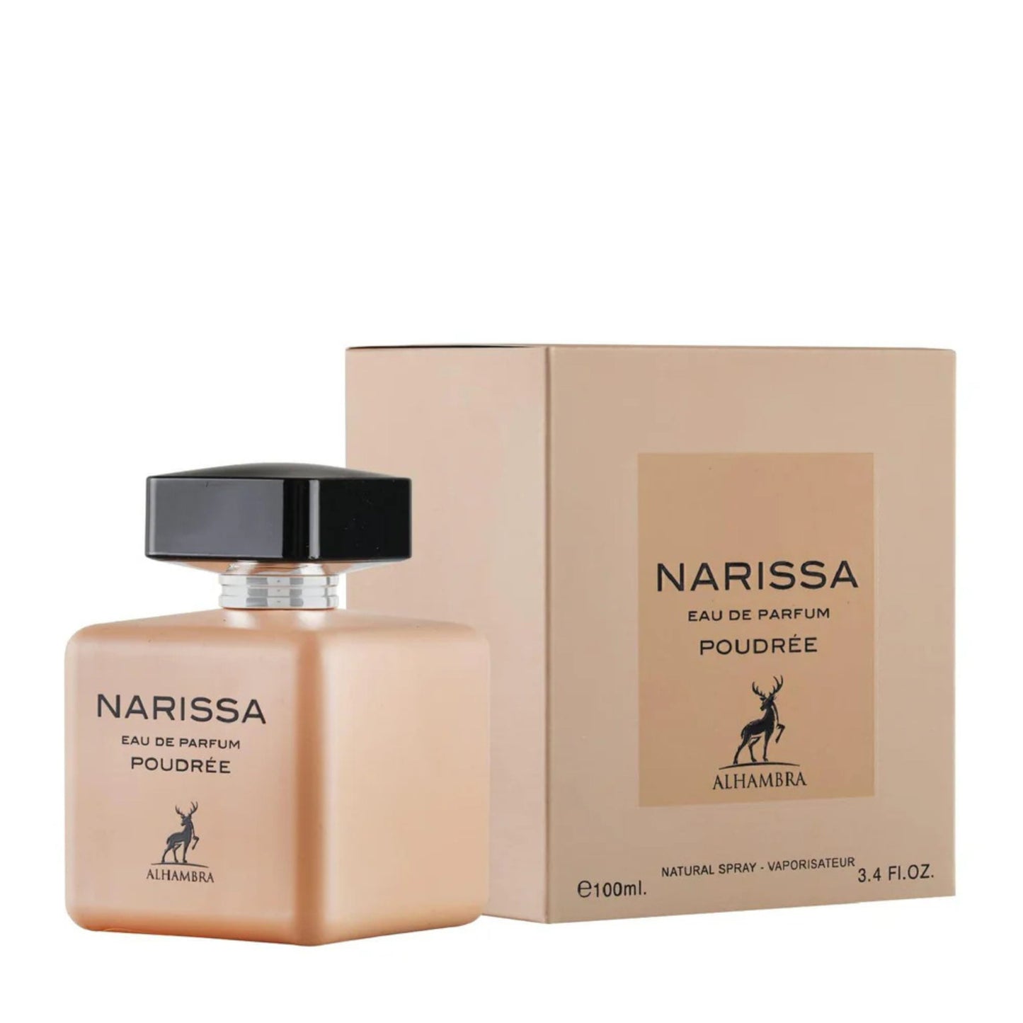 narissa poudree maison alhambra, maison alhambra narissa poudree femme, parfum maison alhambra maroc, parfum boisé musqué poudré femme, eau de parfum maison alhambra 100ml, parfum fleur d’oranger jasmin rose bulgare, parfum musc poudré, parfum patchouli cèdre vétiver coumarine, acheter narissa poudree maroc, beautyfamily maison alhambra — NARISSA POUDRÉE Eau de Parfum Maison Alhambra 100 ml pour femme, parfum poudré élégant, disponible au Maroc sur beautyfamily.ma