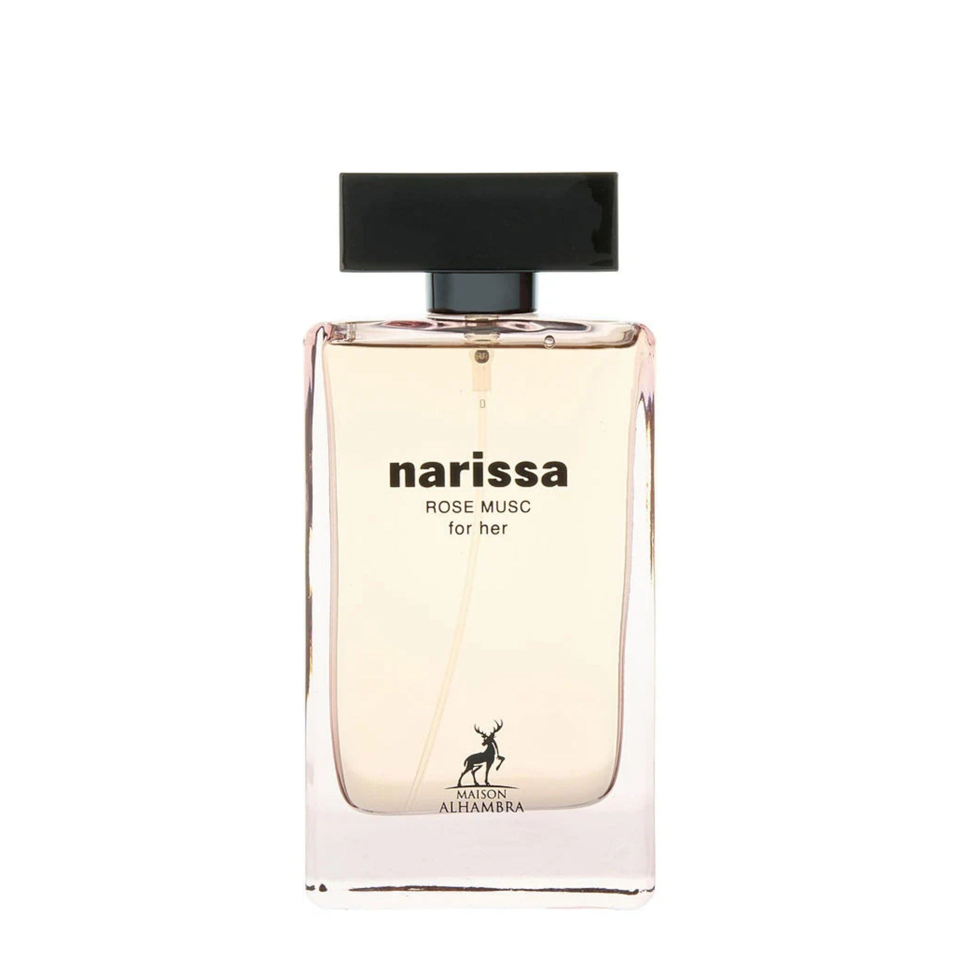narissa rose musc for her maison alhambra, maison alhambra narissa rose musc femme, parfum maison alhambra maroc, parfum floral ambré musqué femme, eau de parfum maison alhambra 100ml, parfum prune poivre rose bergamote, parfum musc rose tubéreuse, parfum vanille chaud féminin, acheter narissa rose musc maroc, beautyfamily maison alhambra — NARISSA ROSE MUSC FOR HER Eau de Parfum Maison Alhambra 100 ml pour femme, parfum floral ambré musqué, disponible au Maroc sur beautyfamily.ma