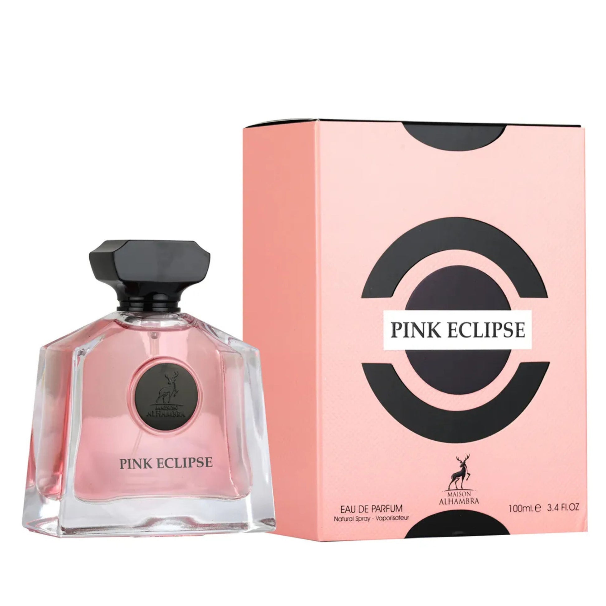 pink eclipse maison alhambra, maison alhambra pink eclipse femme, parfum maison alhambra maroc, parfum floral oriental fruité femme, eau de parfum maison alhambra 100ml, parfum bergamote mandarine poire, parfum fleur d’oranger jasmin néroli, parfum vanille benjoin musc ambre, acheter pink eclipse maroc, beautyfamily maison alhambra — PINK ECLIPSE Eau de Parfum Maison Alhambra 100 ml pour femme, parfum floral oriental fruité, disponible au Maroc sur beautyfamily.ma