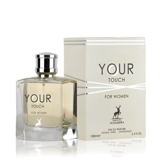 your touch women maison alhambra, maison alhambra your touch femme, parfum maison alhambra maroc, parfum floral fruité musqué femme, eau de parfum maison alhambra 100ml, parfum framboise citron orange, parfum rose vanille musc, parfum amberwood féminin, acheter your touch women maroc, beautyfamily maison alhambra — YOUR TOUCH WOMEN Eau de Parfum Maison Alhambra 100 ml pour femme, parfum floral fruité musqué, disponible au Maroc sur beautyfamily.ma