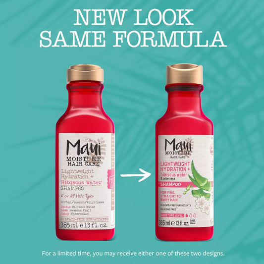MAUI LIGHTWEIGHT HYDRATION + HIBISCUS WATER SHAMPOO 385ML