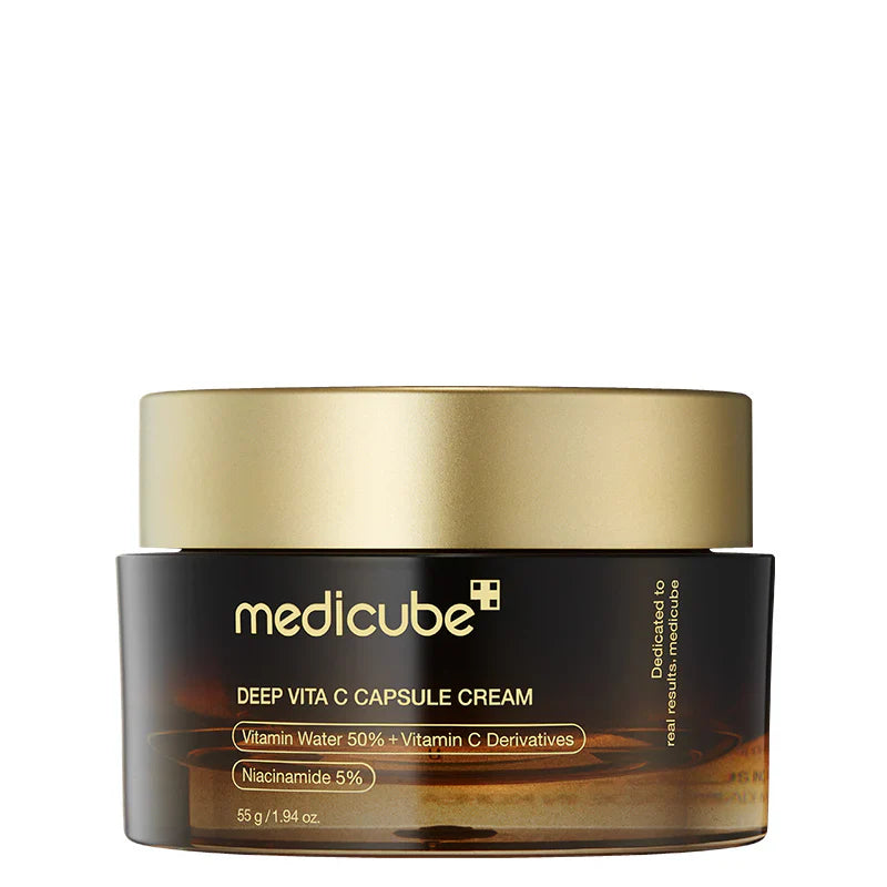 crème vitamine C, crème éclat visage, anti‑taches brunes, niacinamide 5%, vitamine C 13.5%, medicube maroc, skincare coréen, crème antioxydante, crème anti‑âge, crème hydratante éclat, taches pigmentaires, beautyfamily.ma