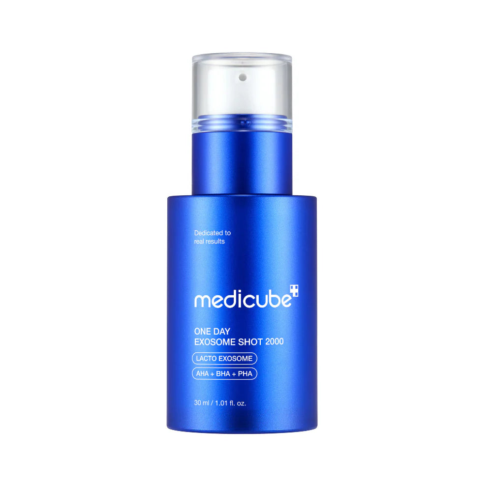 Medicube, exosome shot 2000, sérum pores, micro‑aiguilles visage, niacinamide, PHA exfoliant, soins peau acnéique, teint uniforme, sérum anti-âge coréen, anti-pores dilatés, soins visage Maroc, beautyfamily.ma, skincare K-beauty
