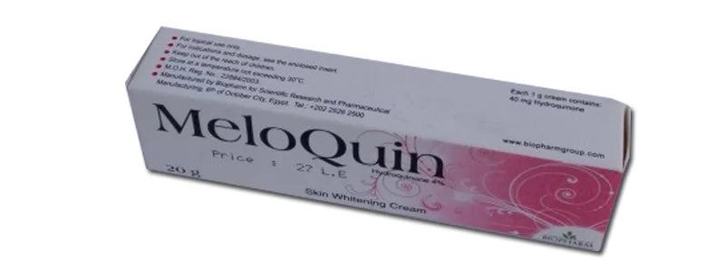 MELOQUIN HYDROQUINONE 4% SKIN WHITENING CREAM 20G