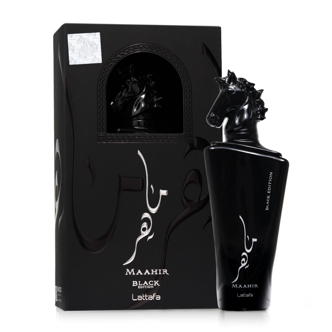 Maahir Black Edition Eau De Parfum Pour Homme - LATTAFA 100ml