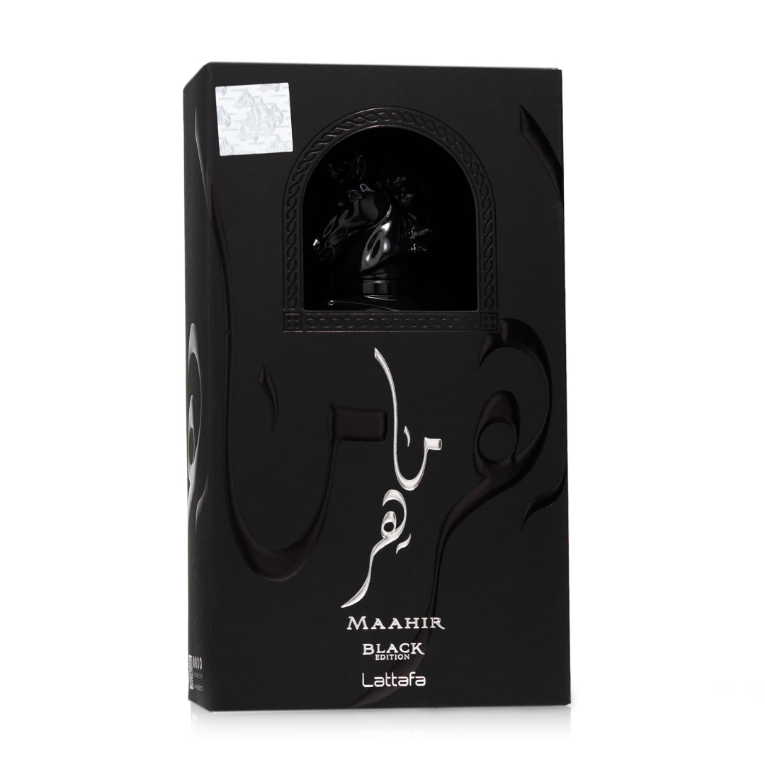 Maahir Black Edition Eau De Parfum Pour Homme - LATTAFA 100ml