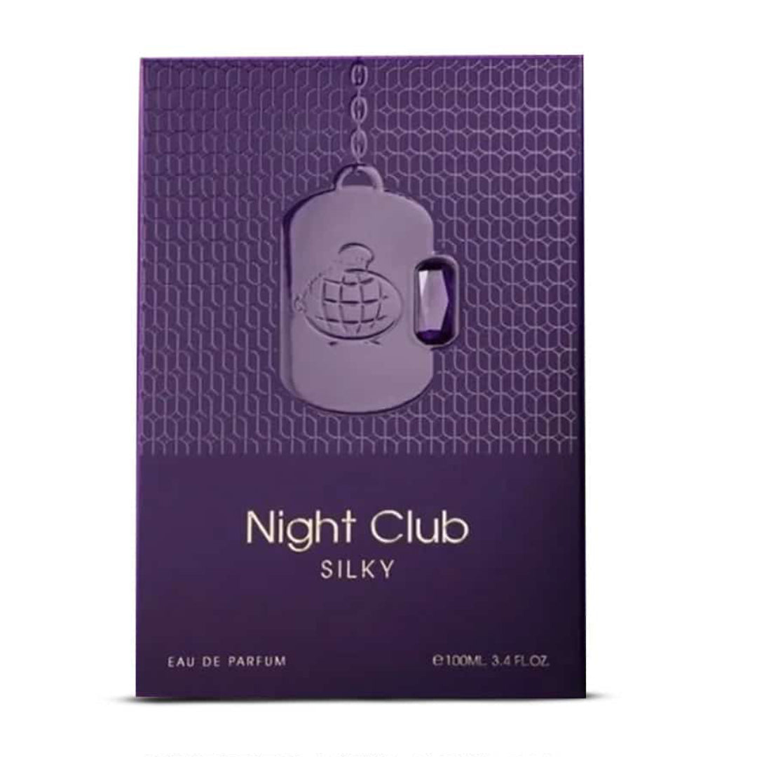 Night Club SILKY Eau De Parfum Fragrance World Pour Femme – 100ml