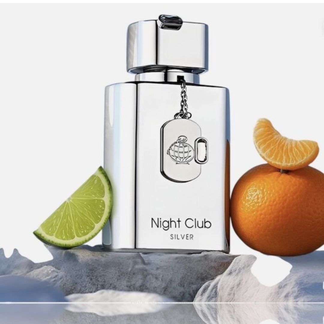 Night Club SILVER Eau De Parfum Fragrance World Pour Homme – 100ml