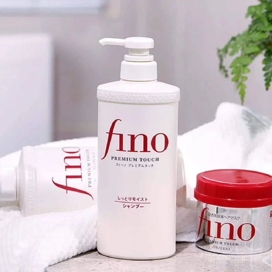 PACK COMPLET : Shampoing Shiseido Fino Premium Touch + Masque capillaire + Huile capillaire