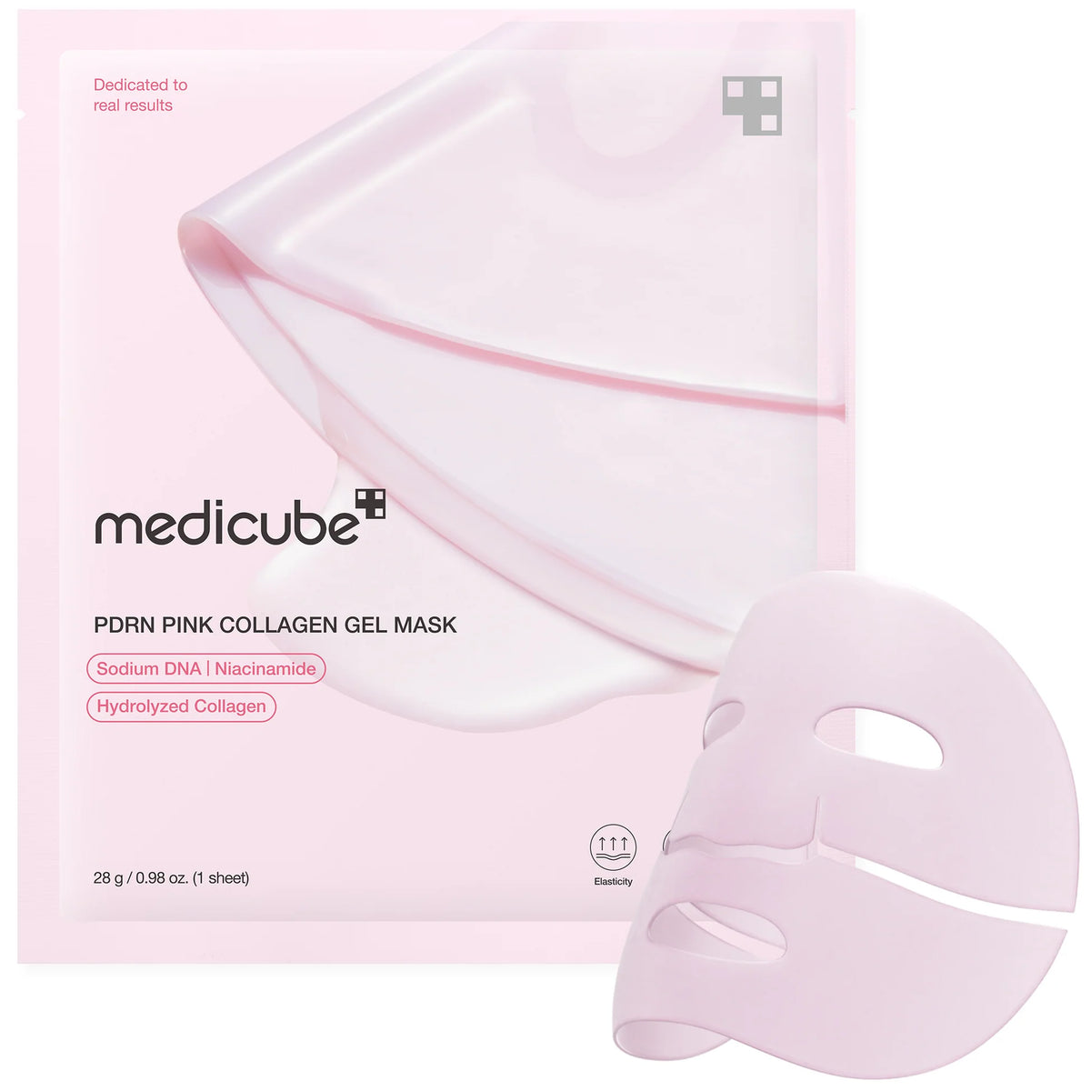 MEDICUBE PDRN PINK COLLAGEN JELLY GEL MASK 28G-Masques feuilles