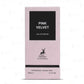 PINK VELVET Maison Alhambra Eau de Parfum Pour Femmes - 80ml