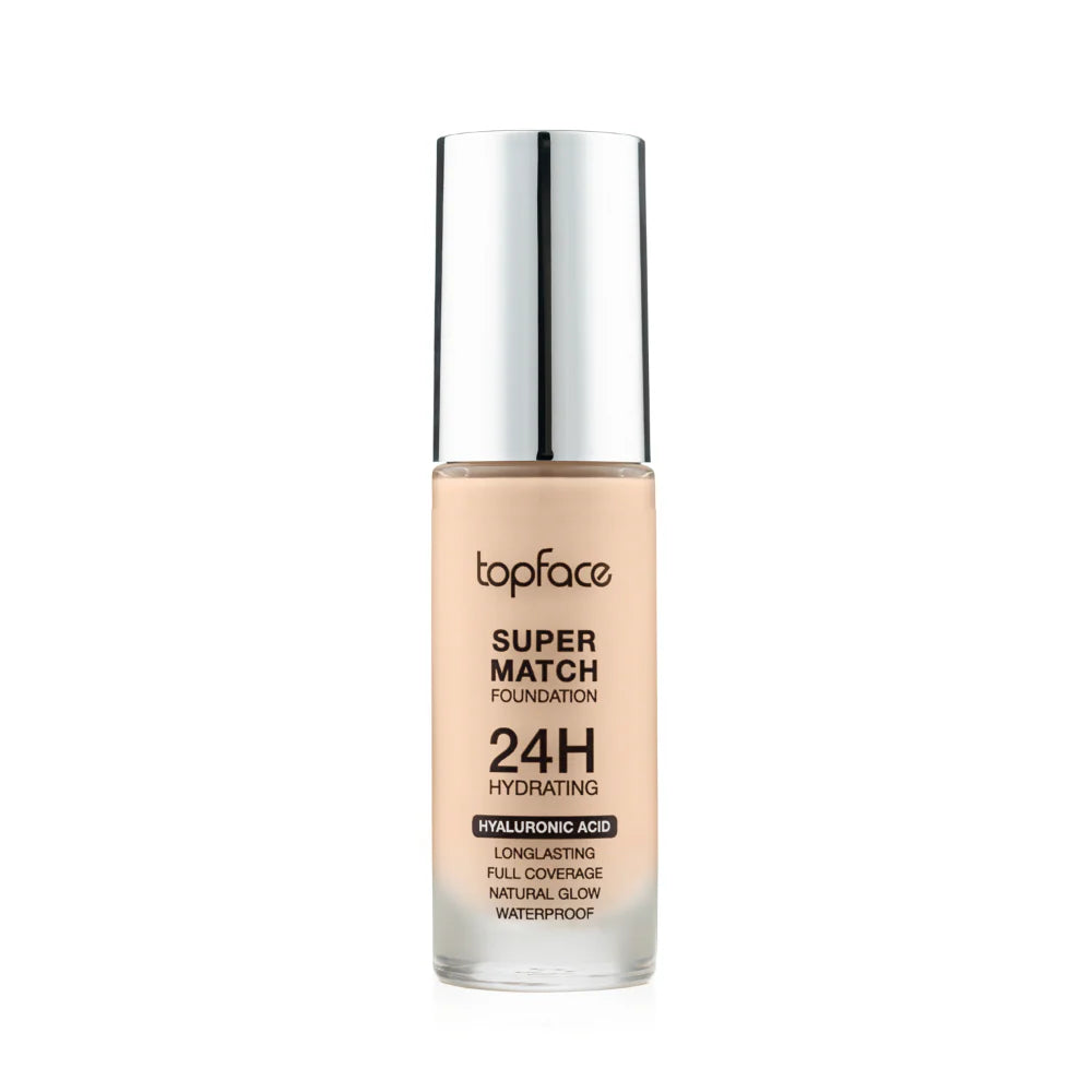TOPFACE SUPER MATCH FOUNDATION 24H HYDRATING (HYALURONIC ACID)