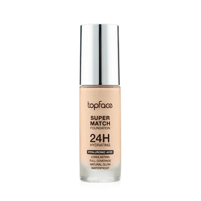 TOPFACE SUPER MATCH FOUNDATION 24H HYDRATING (HYALURONIC ACID)