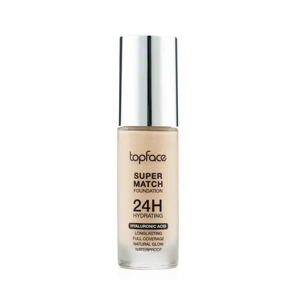 TOPFACE SUPER MATCH FOUNDATION 24H HYDRATING (HYALURONIC ACID)