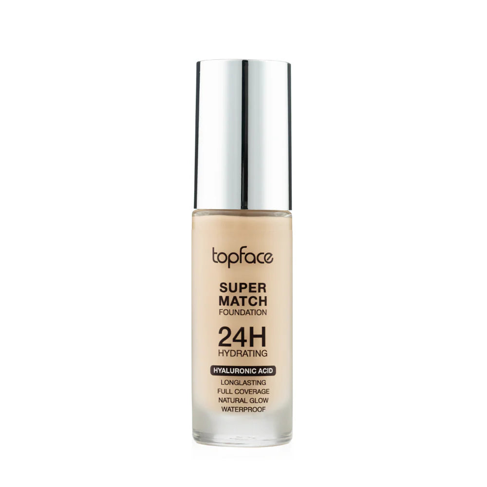 TOPFACE SUPER MATCH FOUNDATION 24H HYDRATING (HYALURONIC ACID)