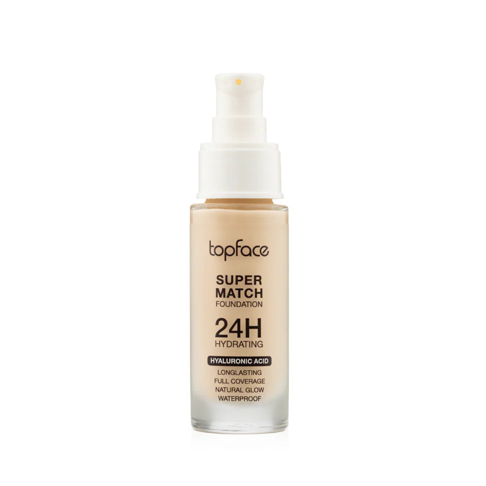 TOPFACE SUPER MATCH FOUNDATION 24H HYDRATING (HYALURONIC ACID)