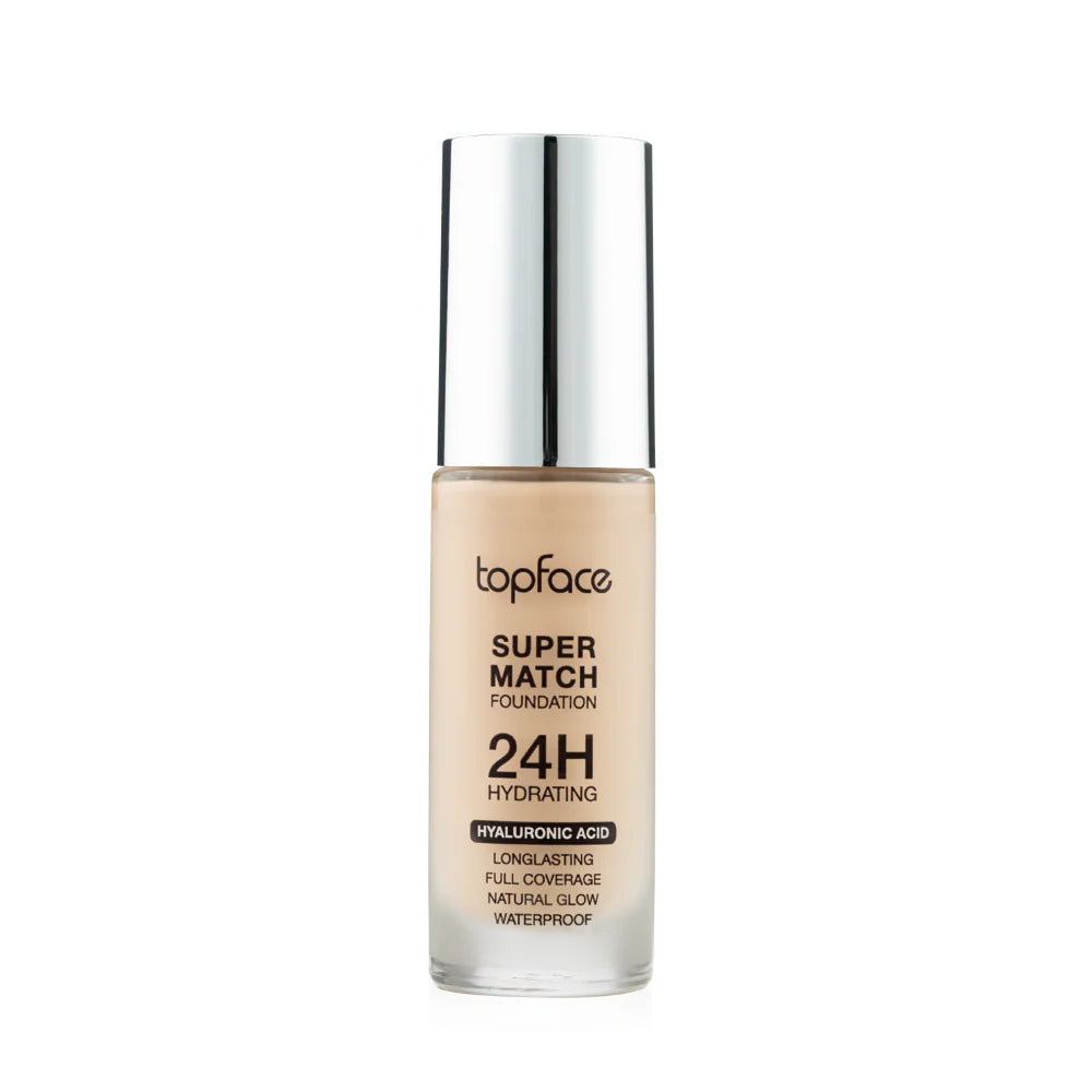 TOPFACE SUPER MATCH FOUNDATION 24H HYDRATING (HYALURONIC ACID)