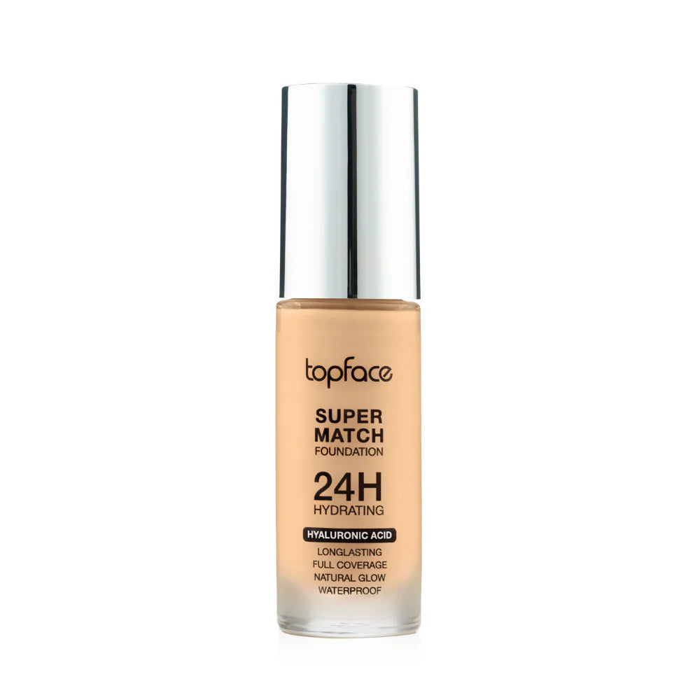 TOPFACE SUPER MATCH FOUNDATION 24H HYDRATING (HYALURONIC ACID)