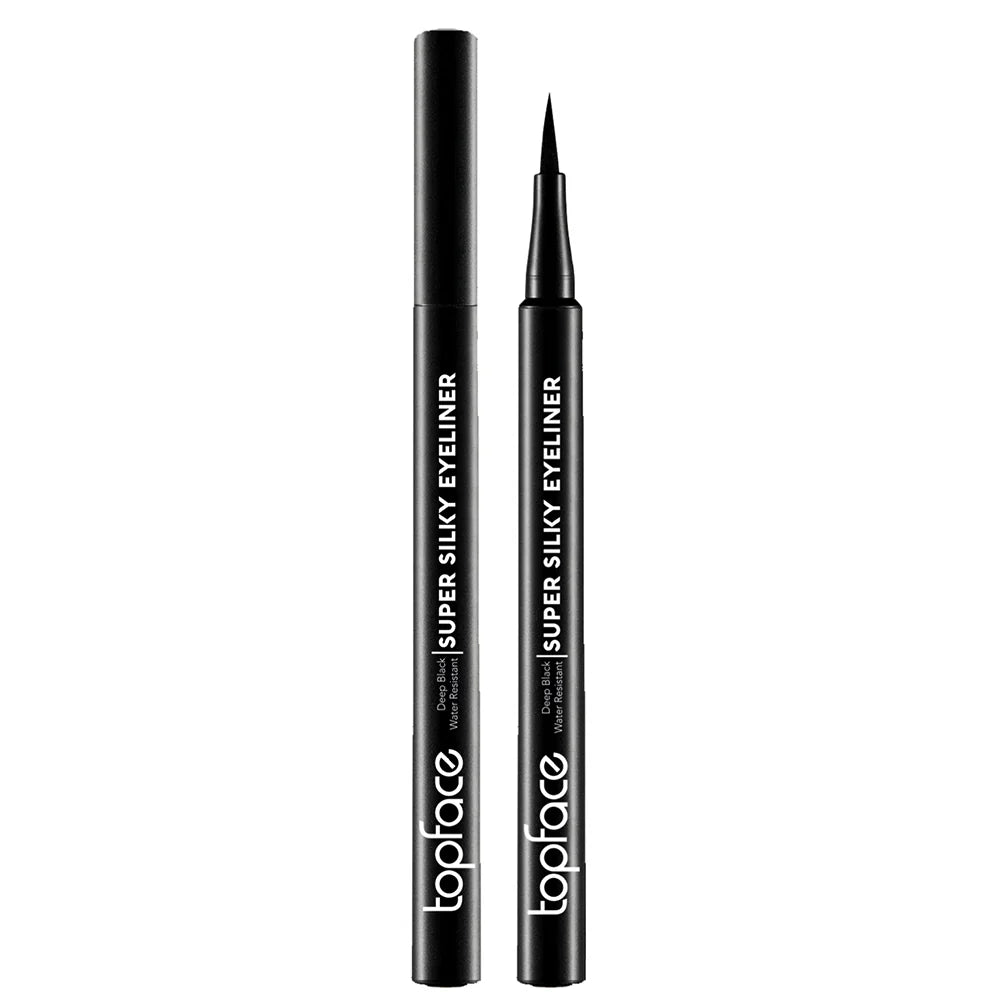 TOPFACE SUPER SILKY EYELINER DEEP BLACK WATER RESISTANT