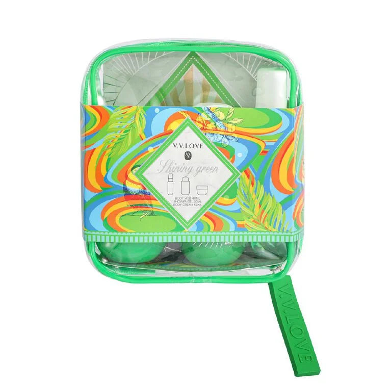 V.V.LOVE KIT DE VOYAGE THINING GREEN 3 PCS COFFRET