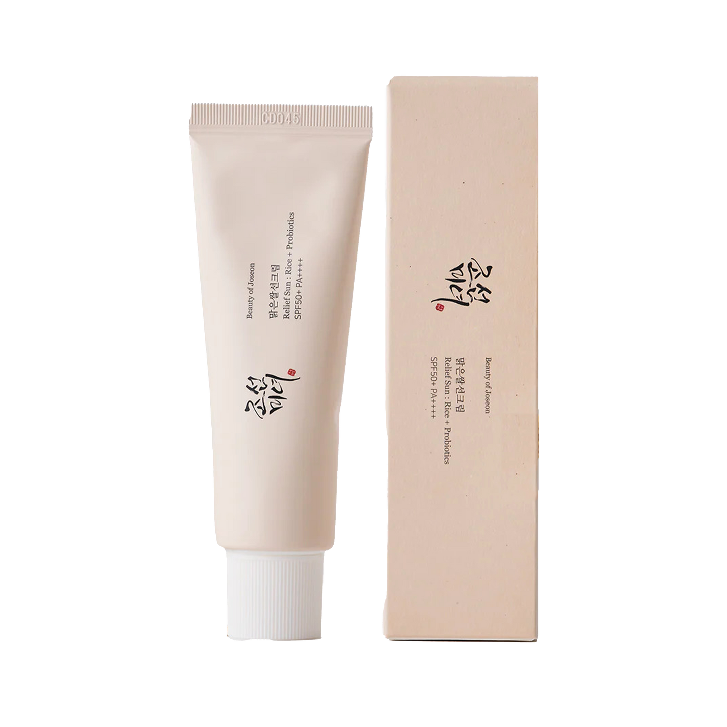 crème solaire coréenne, Beauty of Joseon, SPF50+, protection solaire, sans film blanc, probiotiques, extrait de riz, crème solaire légère, K-beauty, protection UVA UVB, solaire visage, crème solaire vegan, solaire peau sensible