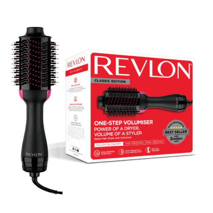revlon one-step volumiser, brosse soufflante revlon, volumiser cheveux, brosse brushing 2-en-1, sèche-cheveux volumisant, brosse coiffante revlon, revlon classic edition, brosse cheveux ionique, sèche cheveux brushing, volumiser cheveux maroc
