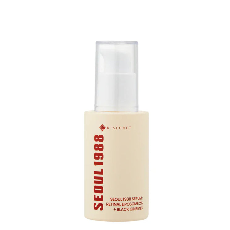 sérum visage anti-âge, sérum rétinal 2%, sérum rétinal Maroc, rétinal liposome, sérum ginseng noir, soin anti-âge Maroc, cosmétique coréenne Maroc, sérum hydratant visage, sérum anti-rides, K-beauty Maroc, sérum K-Secret Seoul 1988, sérum beautyfamily.ma, meilleur sérum visage Maroc, sérum anti-âge rétinal, cosmétique anti-âge Maroc