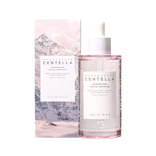 skin1004 poremizing ampoule, sérum pores dilatés maroc, centella asiatica serum, ampoule peau grasse, soin régulateur de sébum, centella poremizing fresh, sérum visage coréen maroc, ampoule purifiante coréenne, soins coréens peaux grasses, ampoule anti-brillance, skin1004 maroc, sérum centella asiatica, beautyfamily.ma, soin resserre pores, sérum frais non comédogène
