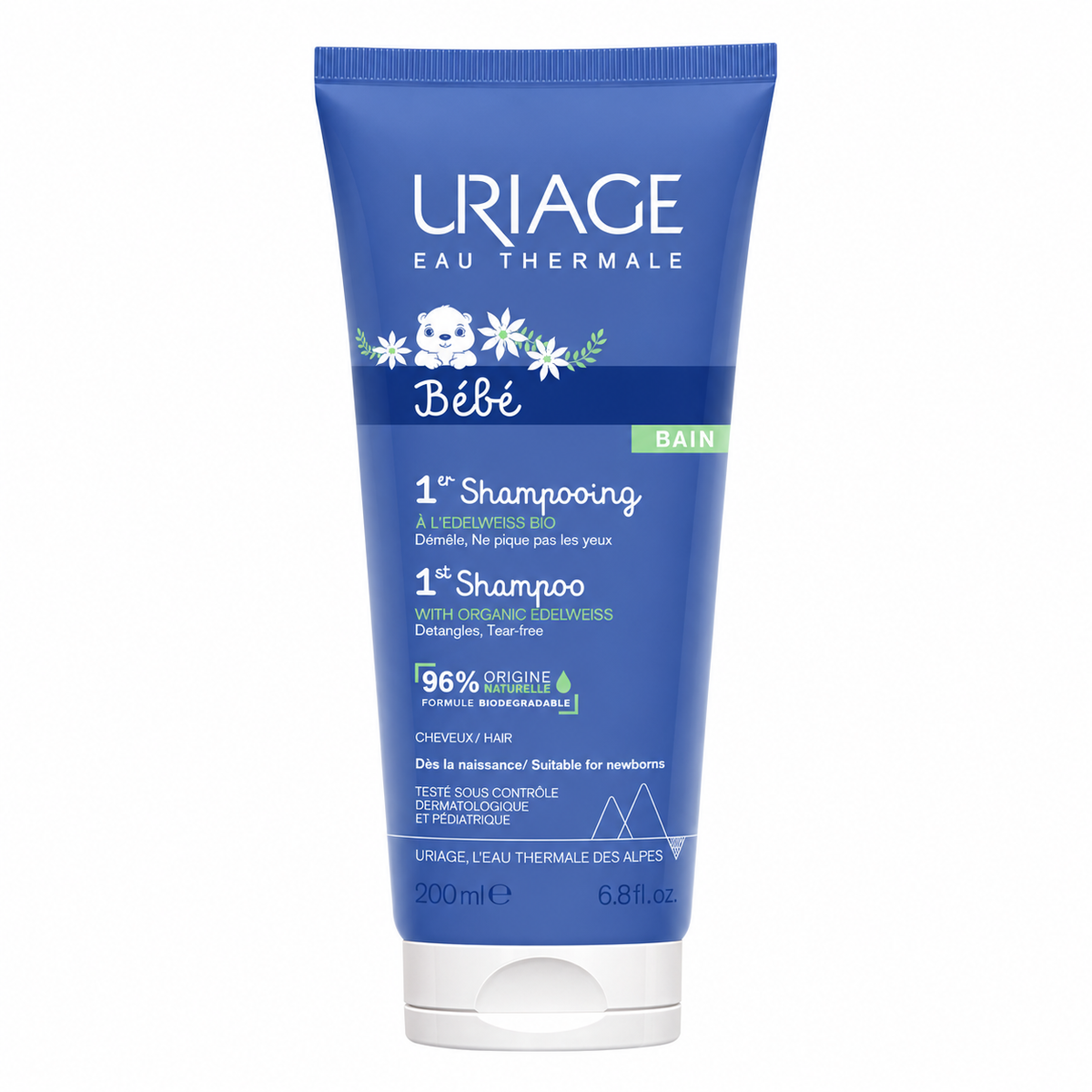 URIAGE BÉBÉ 1ER SHAMPOOING EXTRA-DOUX 200 ML